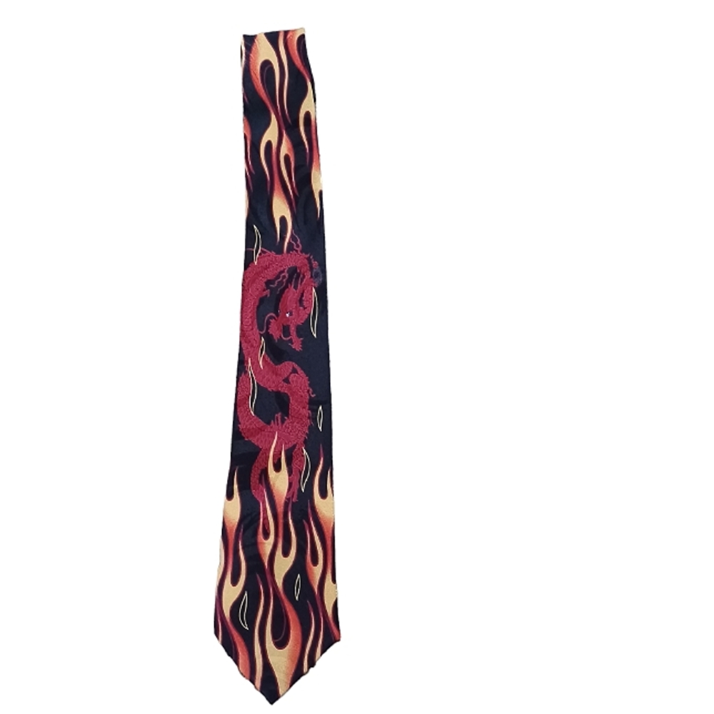 No Boundaries flames & Serpent Neck Ties